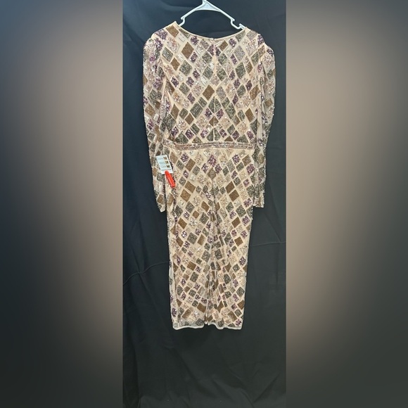 Mac Duggal 5472 NWT GEO EMBELLISHED MIDI SHEATH DRESS - Picture 6 of 8